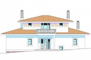 Chalet en La Bilbaina - Alzado