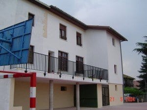 Ampliación de las escuelas de Arteaga - Fachada trasera