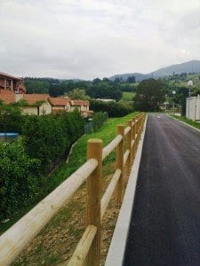 Urbanización en Güeñes - Vial lateral